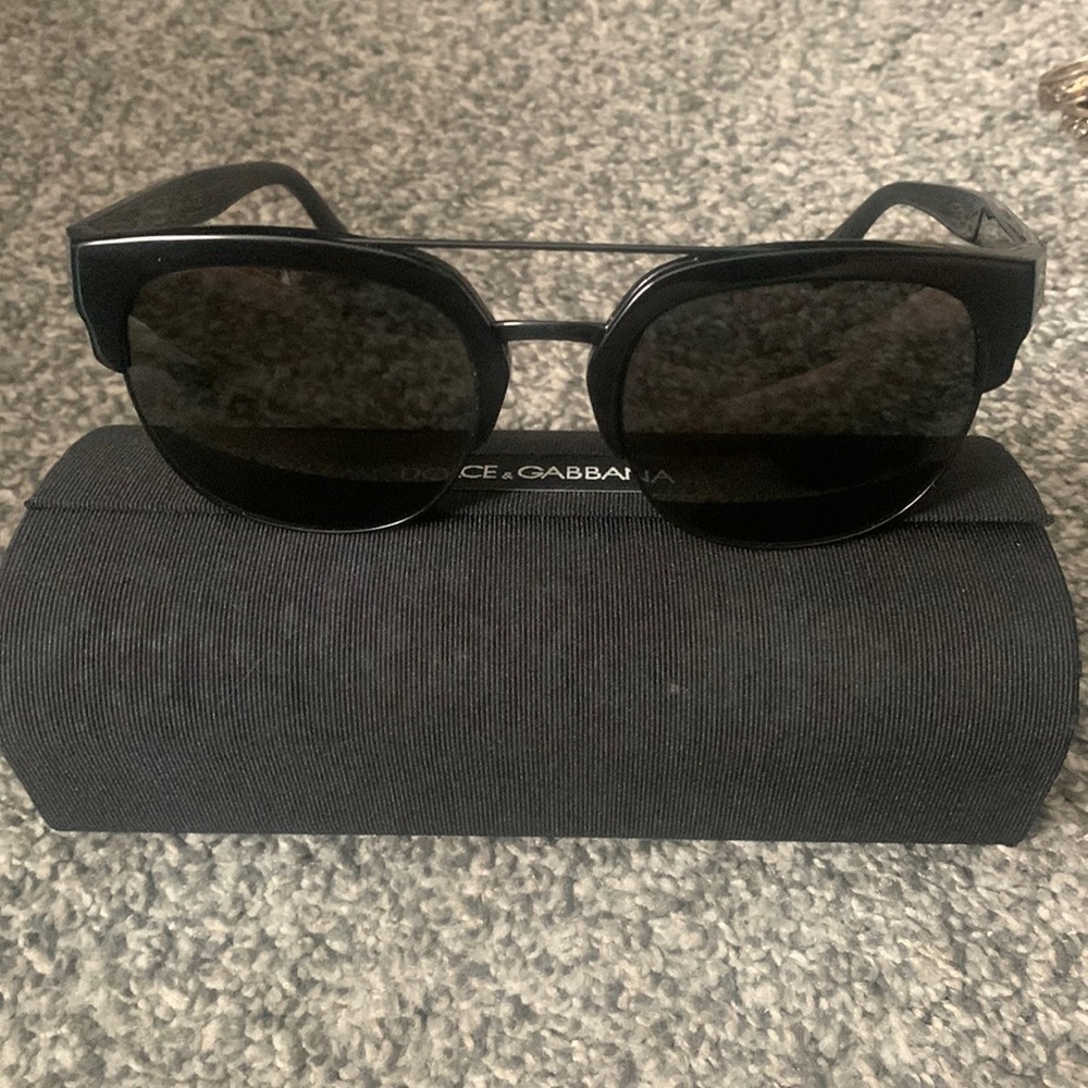 Dolce & Gabbana aviator style sunglasses